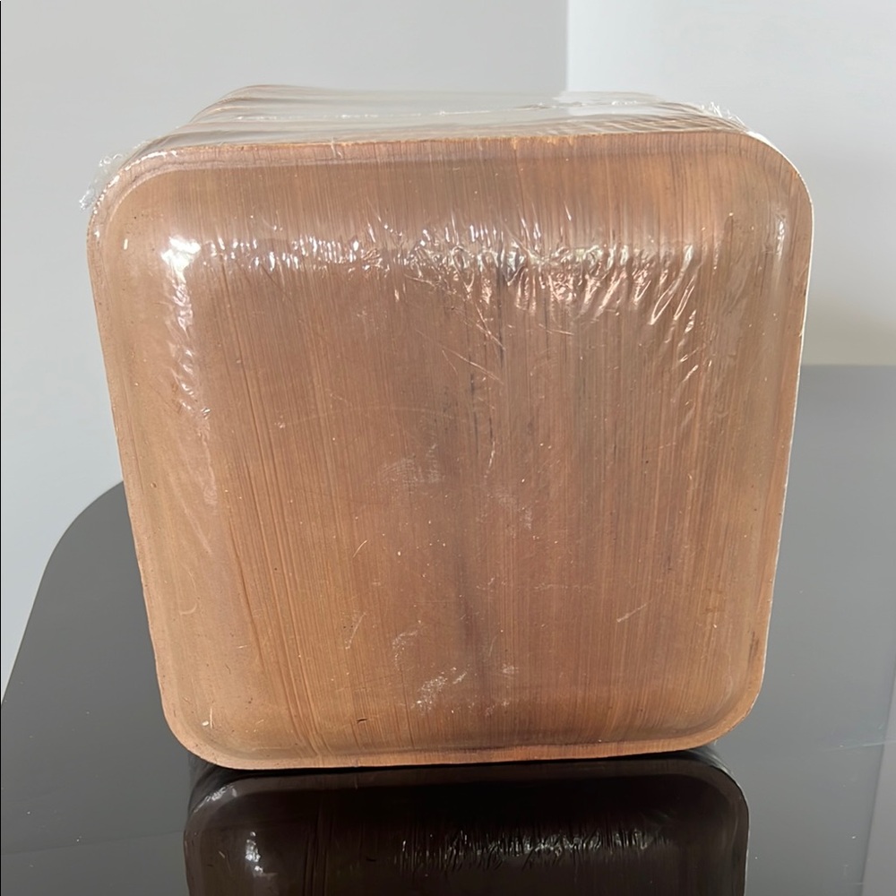 Charity Leaf 10”x10” Disposable Plates - 100% All Natural - 50 Count - Picture 4 of 7